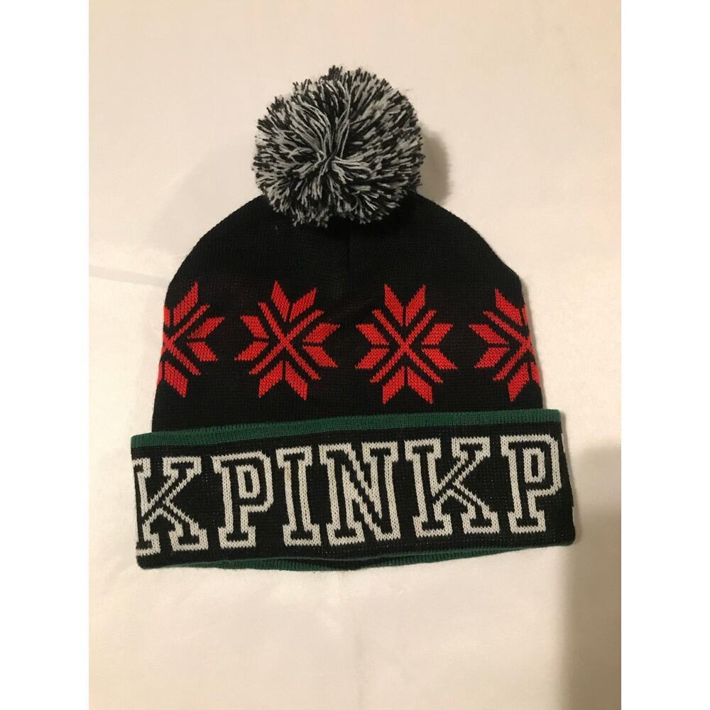 Pink winter beanie with pom pom cozycore - Picture 2 of 6
